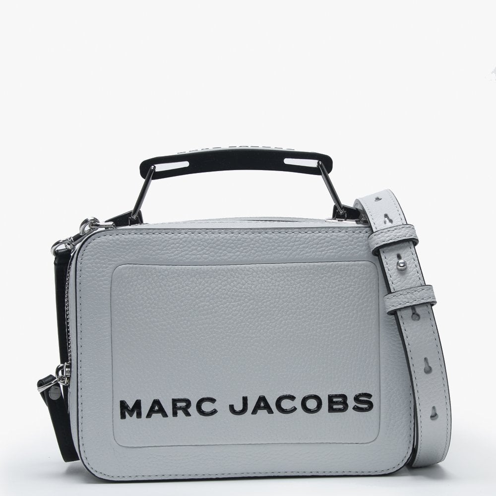 Marc Jacobs Mini Box Swedish Grey Leather Cross-Body Bag – Daniel
