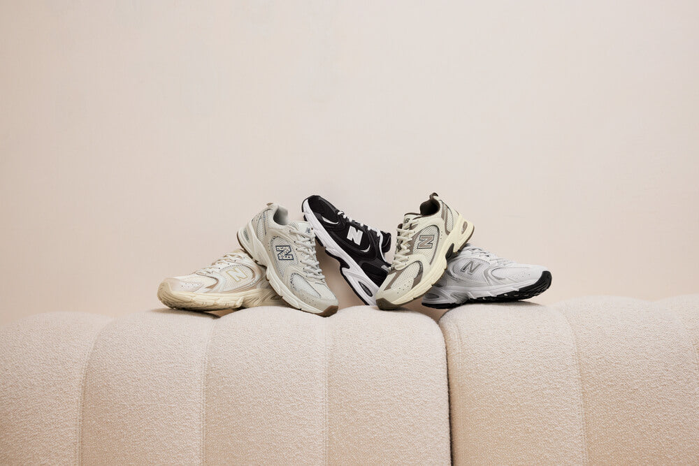 Introducing New Balance at Daniel Footwear: Are New Balance good for walking, and how to style New Balance. Five different New Balance trainers.