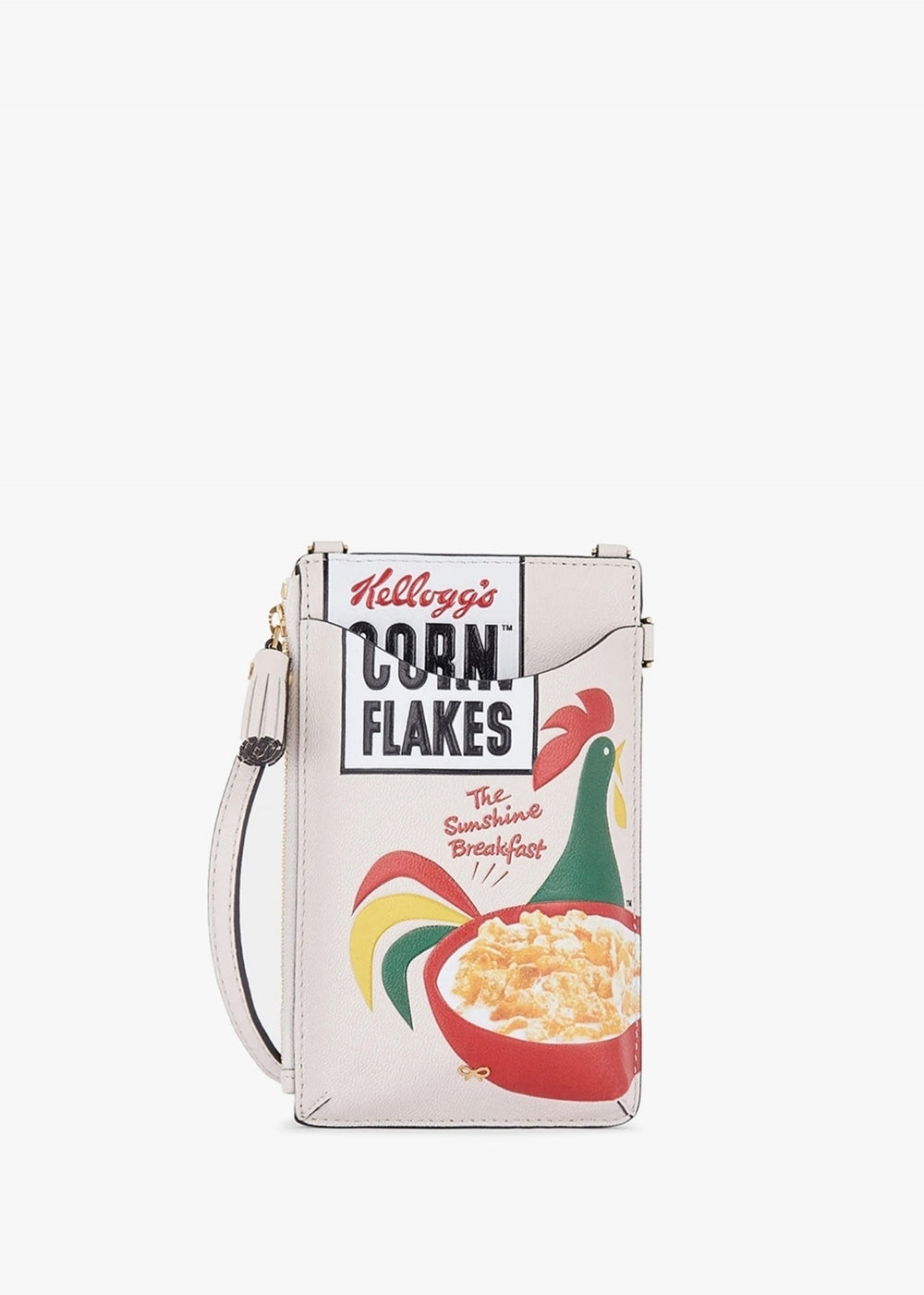 Brand Spotlight: Why we love Anya Hindmarch Kellogg's Cornflakes phone pouch
