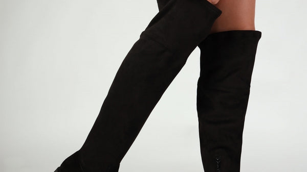 Suited and booted: how to wear over-the-knee boots
