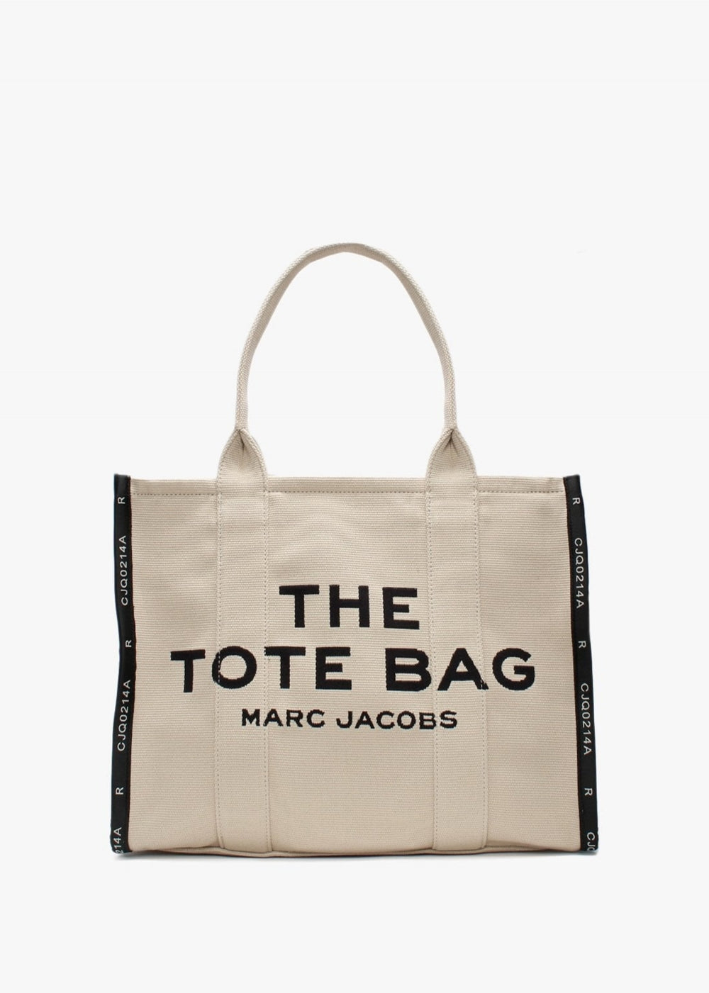 How to clean a Marc Jacobs tote bag - Cream and black canvas Marc Jacobs Tote Bag.