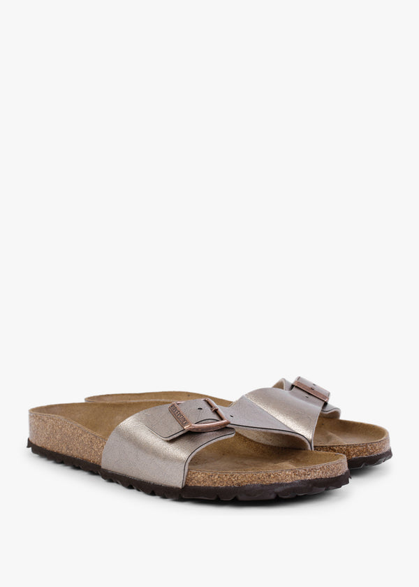 Madrid Graceful Taupe Birko-Flor Mules