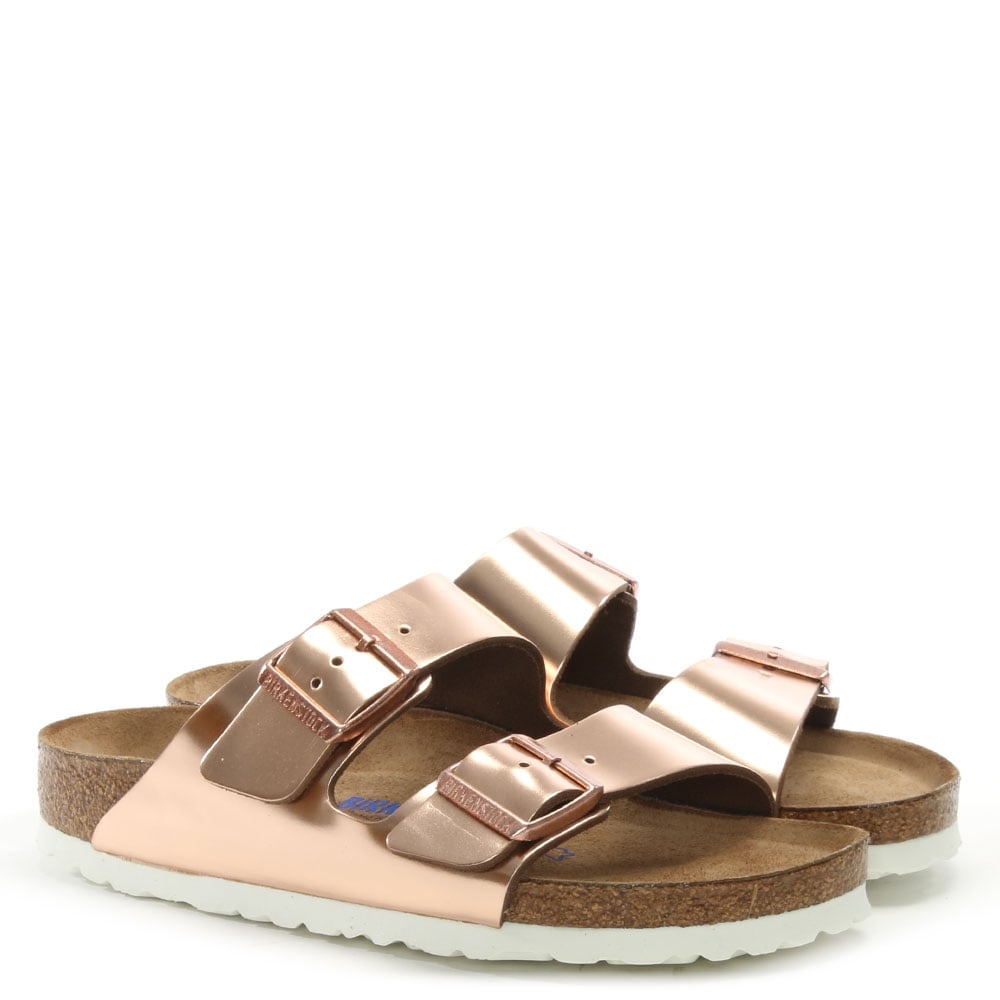 Arizona Metallic Copper Two Bar Mules