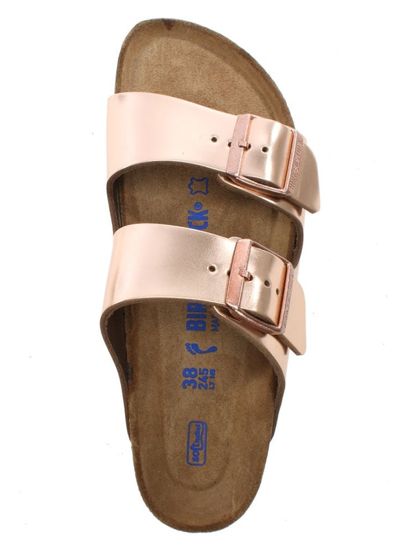 Arizona Metallic Copper Two Bar Mules