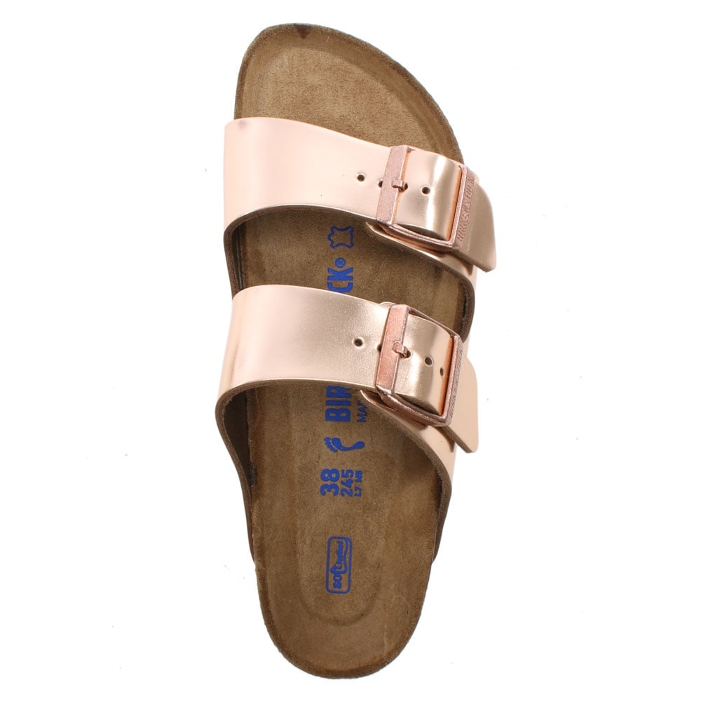 Arizona Metallic Copper Two Bar Mules