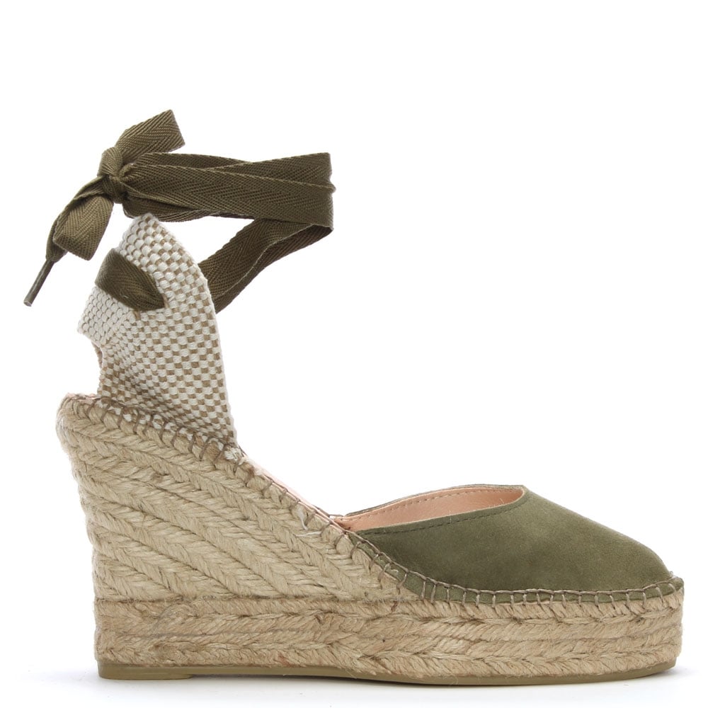 Marken Suede Wedge Espadrilles