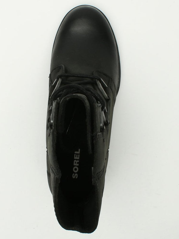Joan Of Arctic II Black Leather Wedge Boots
