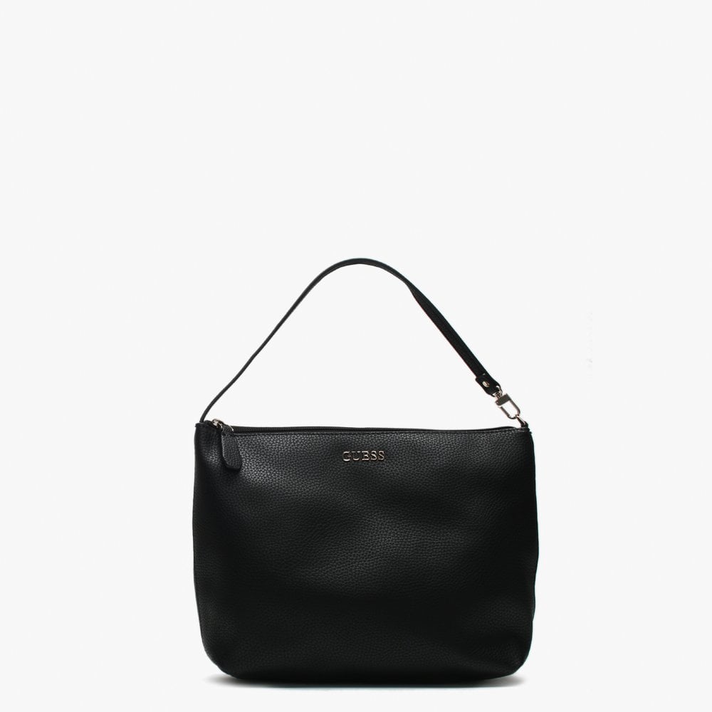 Heidi Black Pebbled Tote Bag