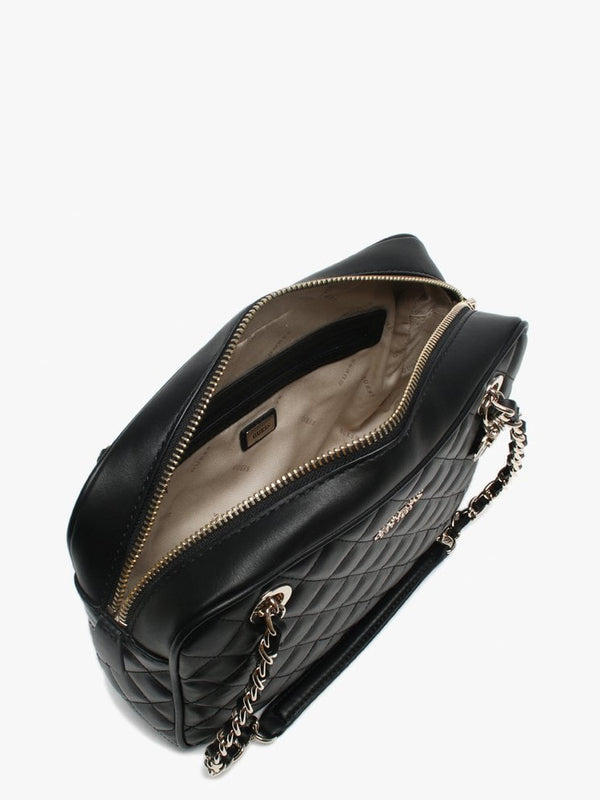 Candy Black Quilted Shoulder Bag