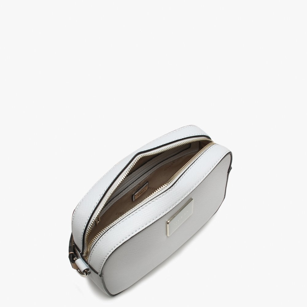 Kamryn White Colour Block Cross-Body Bag