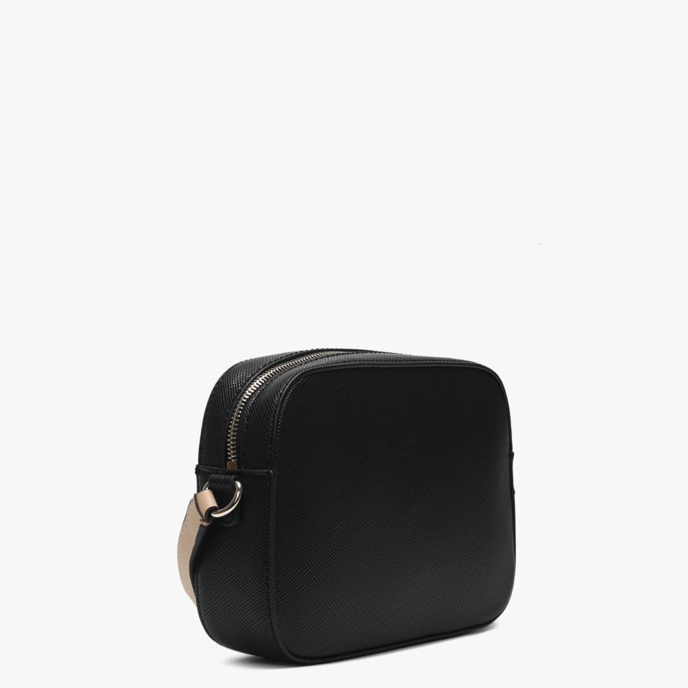 Kamryn Black Colour Block Cross-Body Bag