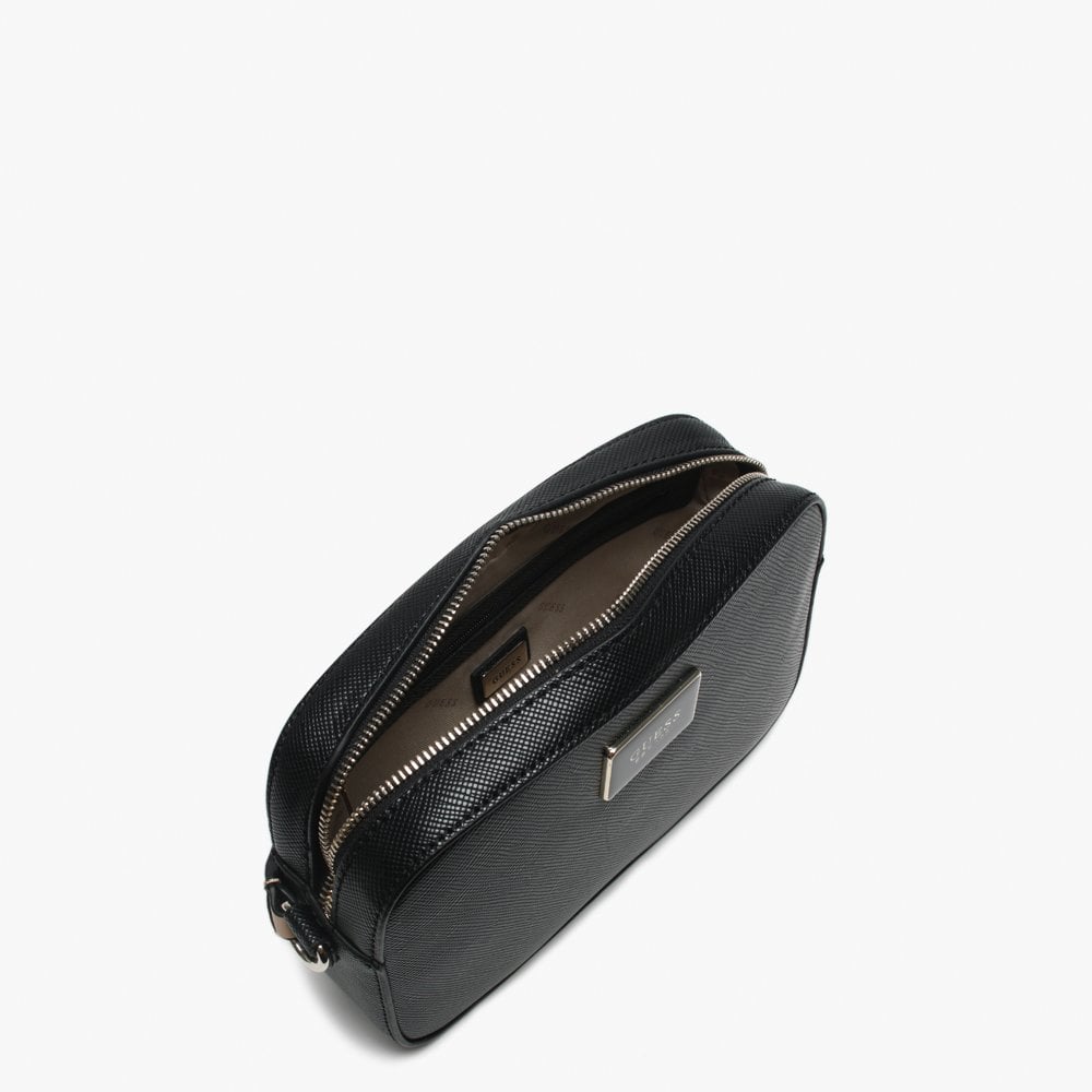 Kamryn Black Colour Block Cross-Body Bag