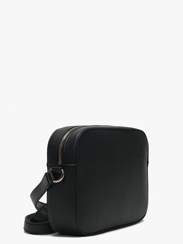 Kamryn Black Top Zip Cross-Body Bag