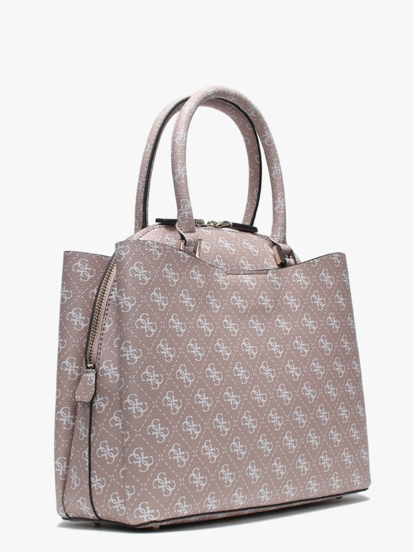 Maci Rosewood Logo Satchel Bag