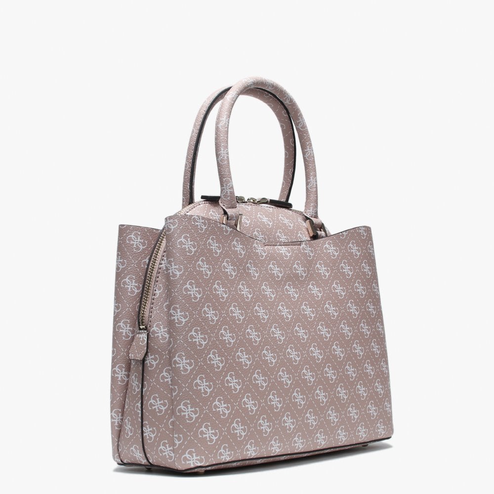 Maci Rosewood Logo Satchel Bag