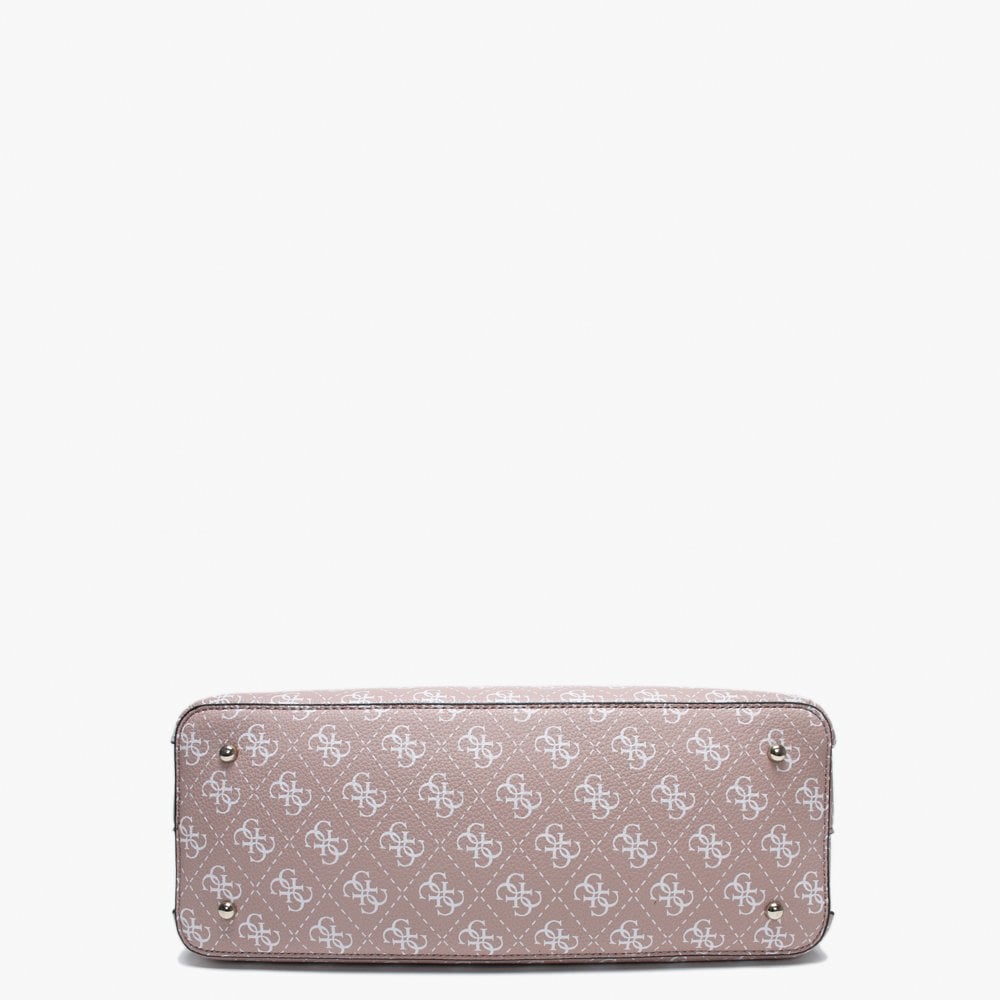 Maci Rosewood Logo Satchel Bag