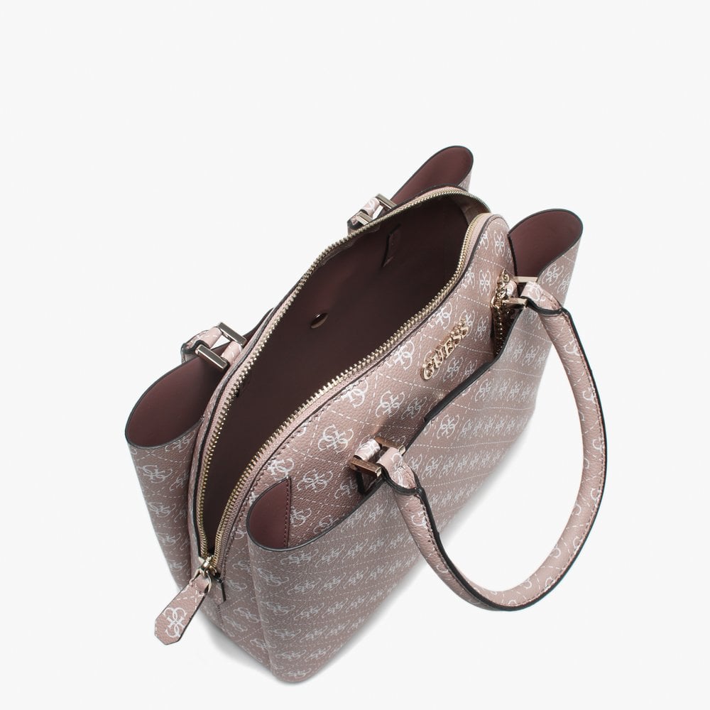 Maci Rosewood Logo Satchel Bag
