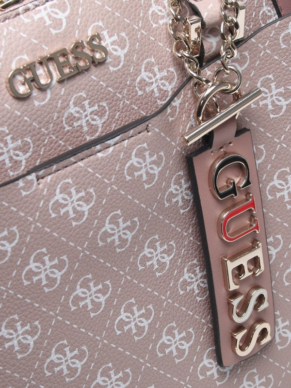Maci Rosewood Logo Satchel Bag