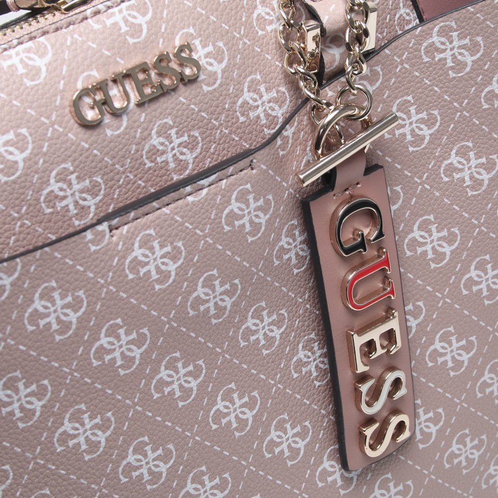 Maci Rosewood Logo Satchel Bag