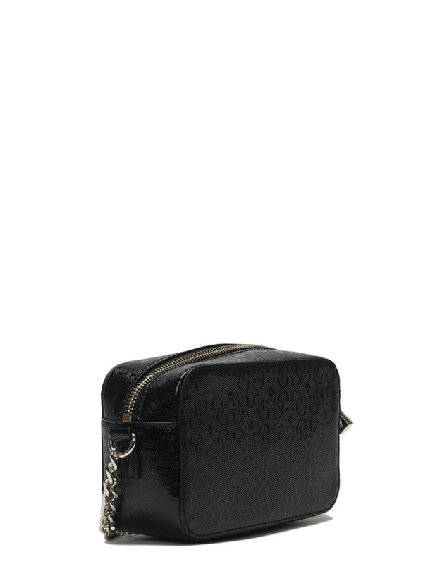 Tabbi Black Embossed Mini Camera Bag