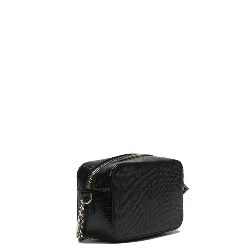 Tabbi Black Embossed Mini Camera Bag