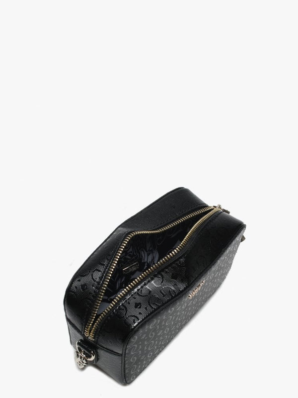 Tabbi Black Embossed Mini Camera Bag