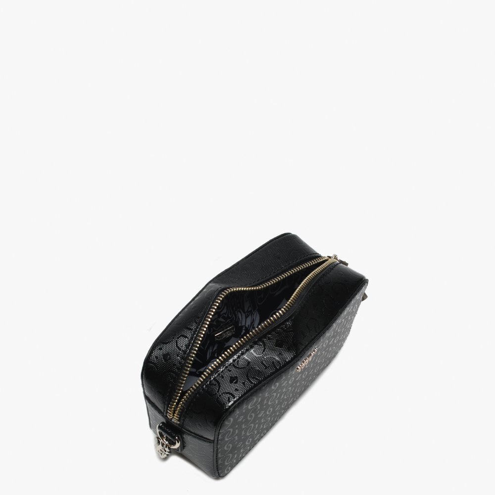 Tabbi Black Embossed Mini Camera Bag