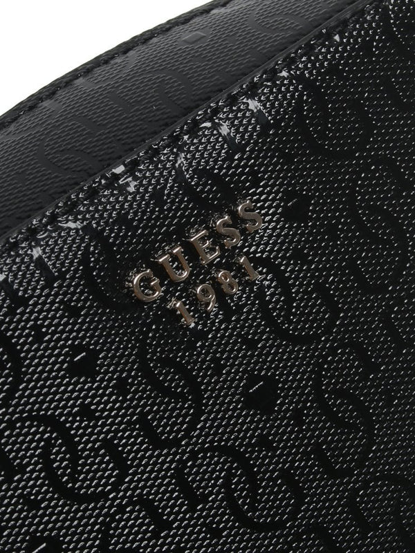 Tabbi Black Embossed Mini Camera Bag