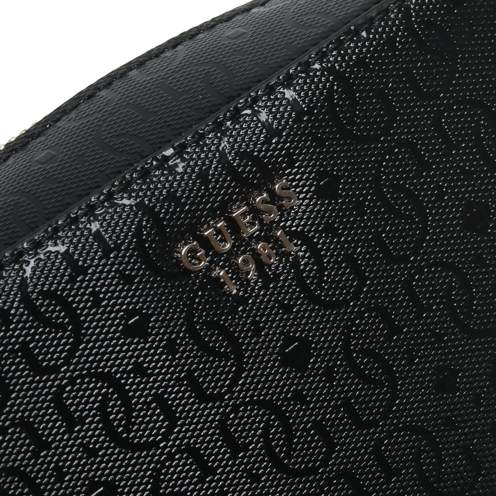 Tabbi Black Embossed Mini Camera Bag