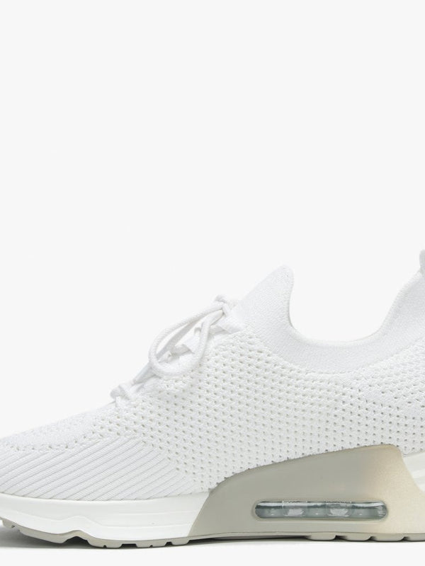 Lunatic White Knitted Trainers