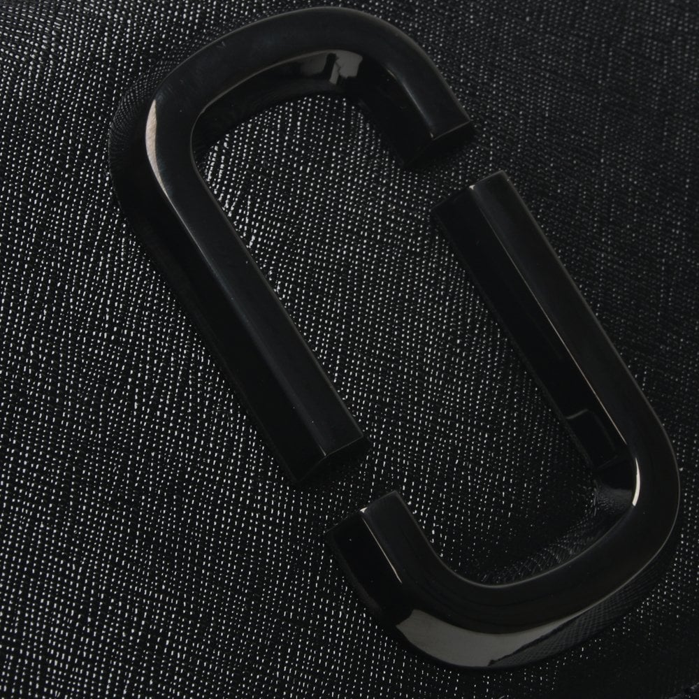 Hip Shot Black Leather Bum Bag