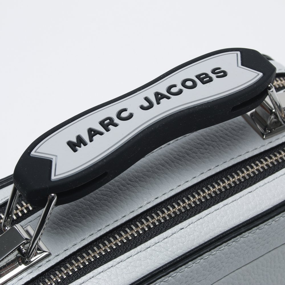 Mini Box Swedish Grey Leather Cross-Body Bag