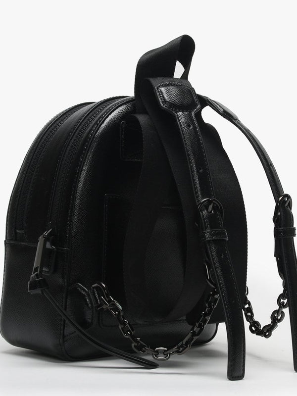 Pack Shot Black Leather Backpack
