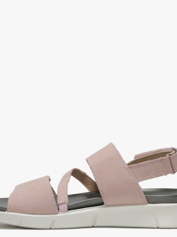 Pink Suede Strappy Sandals
