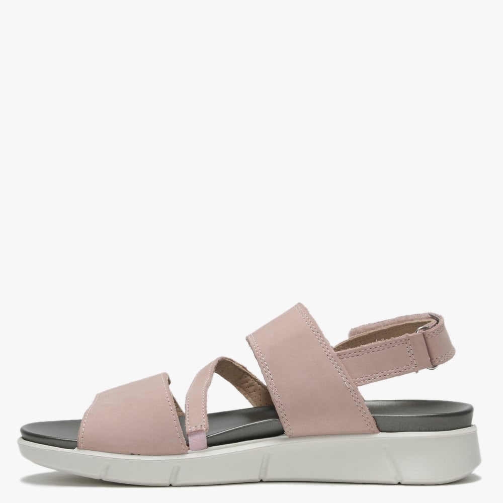 Pink Suede Strappy Sandals