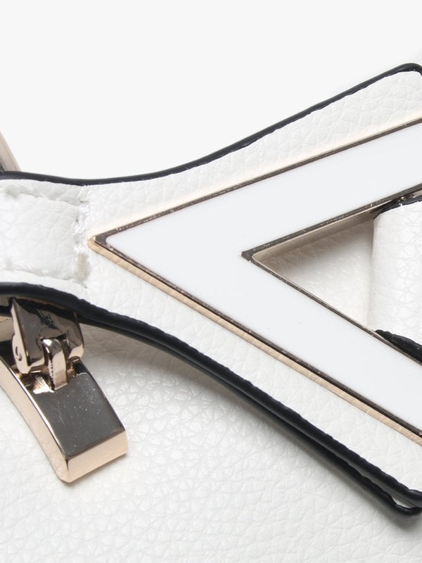 Zootropolis White PU Link Strap Cross-Body Bag