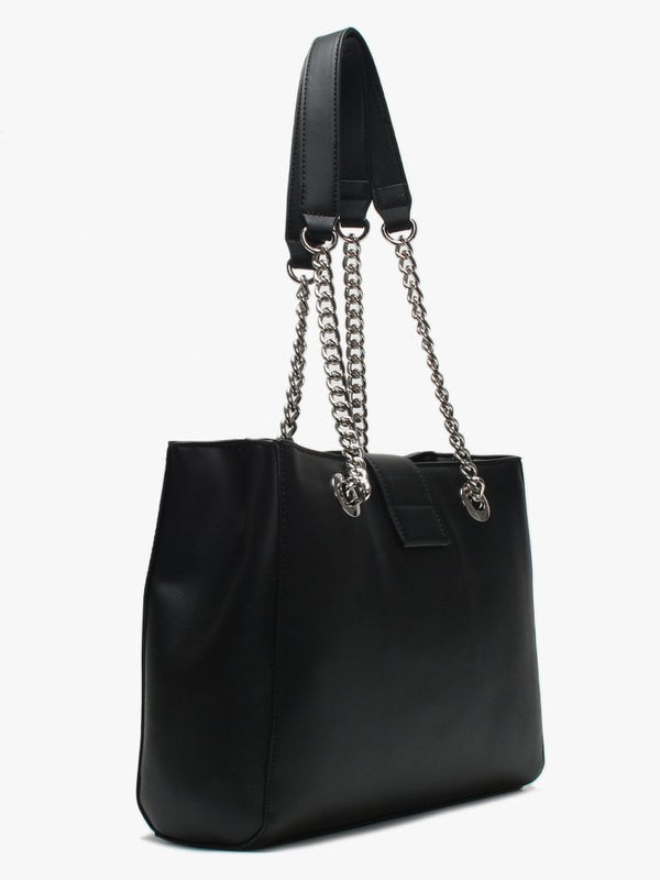 Ranma Black Diamante Embellished Tote Bag