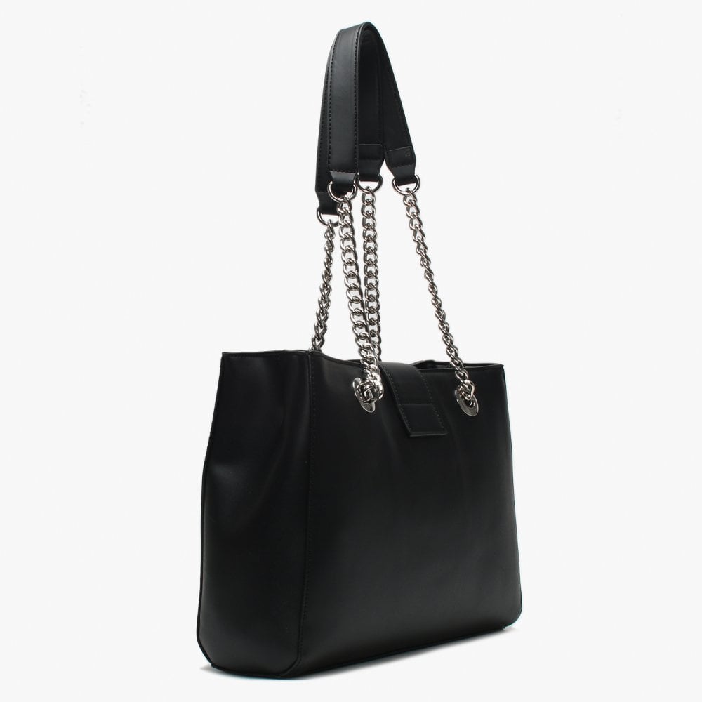 Ranma Black Diamante Embellished Tote Bag