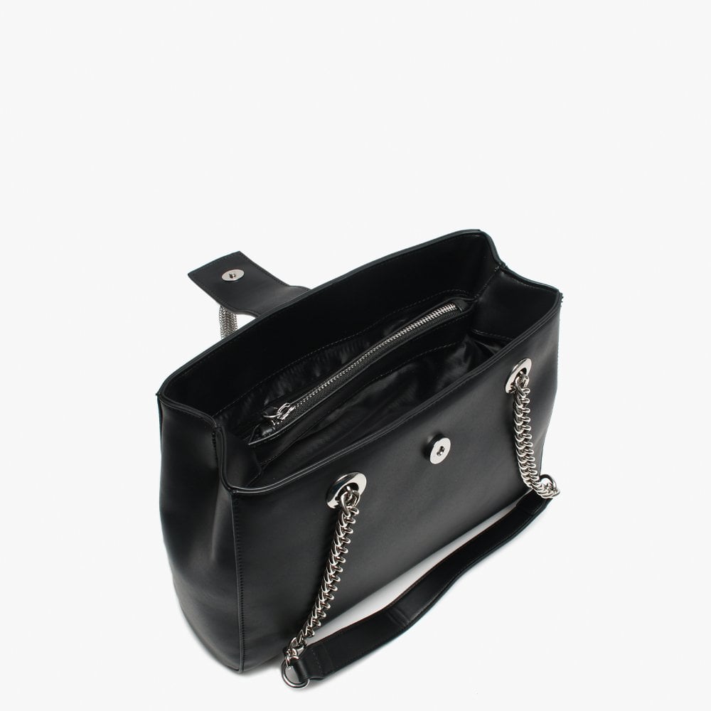 Ranma Black Diamante Embellished Tote Bag