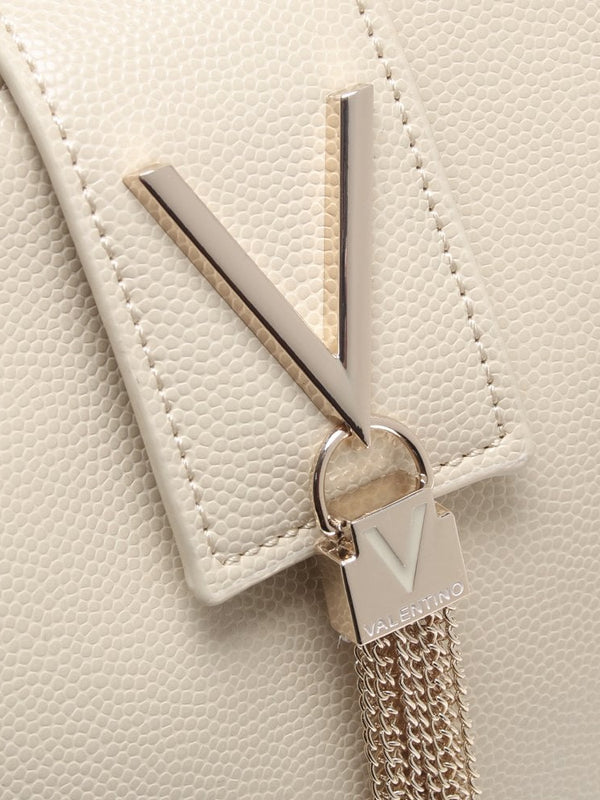 Divina Beige Pebbled Tote Bag