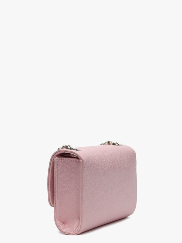 Divina Pink Pebbled Shoulder Bag