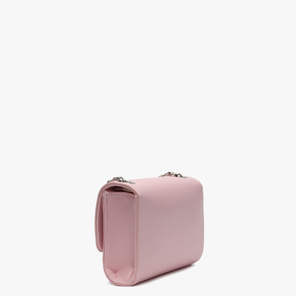 Divina Pink Pebbled Shoulder Bag