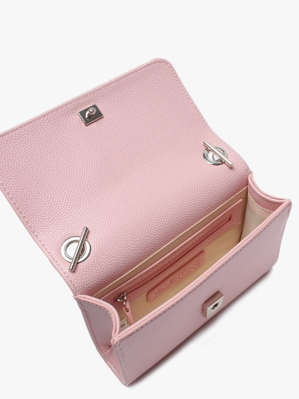 Divina Pink Pebbled Shoulder Bag