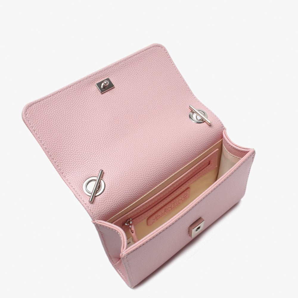 Divina Pink Pebbled Shoulder Bag