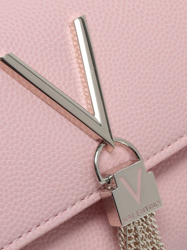 Divina Pink Pebbled Shoulder Bag