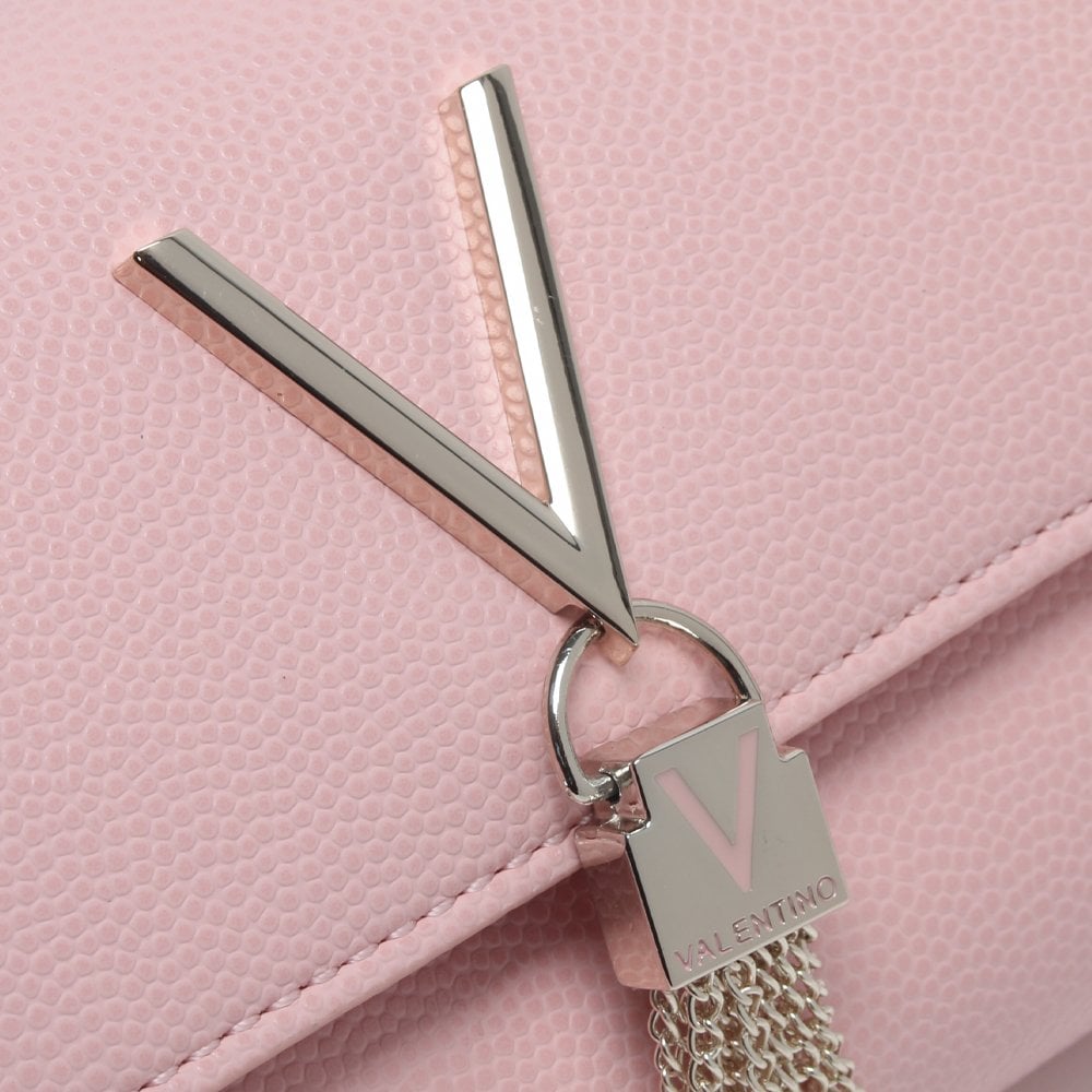 Divina Pink Pebbled Shoulder Bag