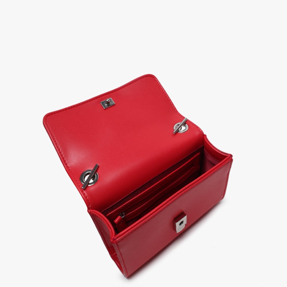 Ranma Red Diamante Embellished Shoulder Bag