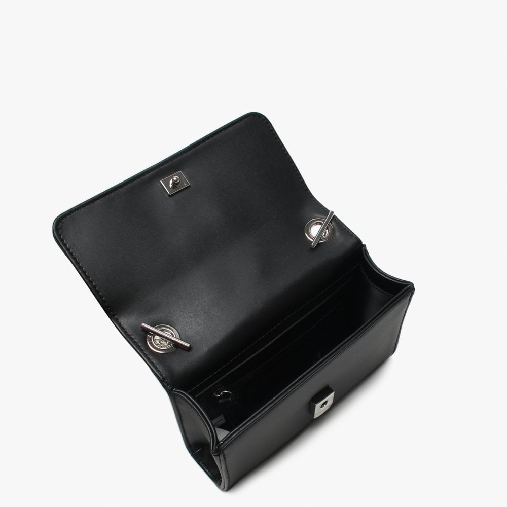 Ranma Black Diamante Embellished Shoulder Bag