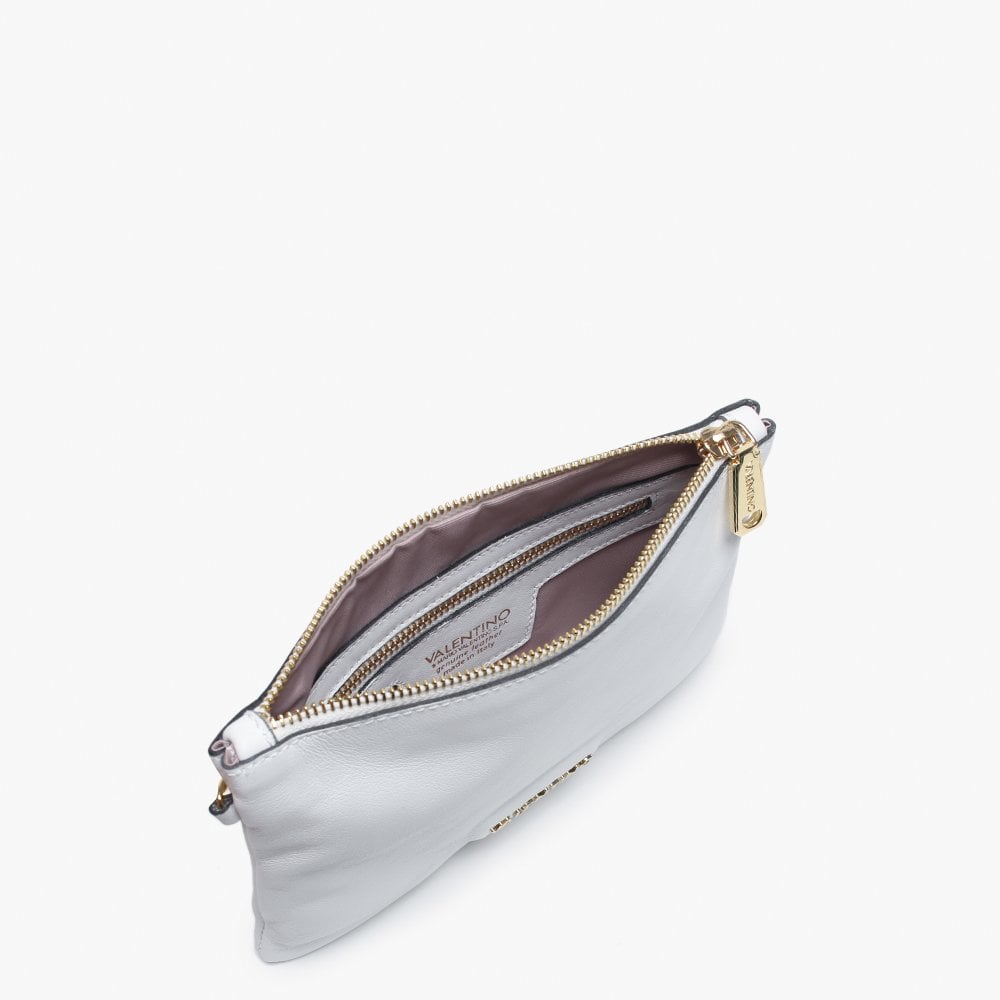 Oceano White Leather Cross-Body Bag