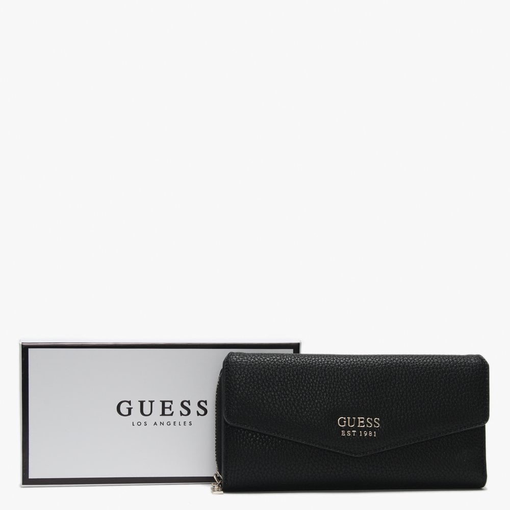 Colette Black Pebbled Clutch Purse